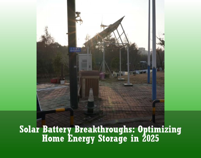 Solar Battery Breakthroughs: Optimizing Home Energy Storage in 2025